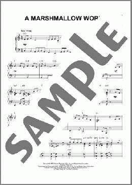 A Marshmallow World [Jazz version] (arr. Brent Edstrom)(Carl Sigman/Peter De Rose) 楽譜 ピアノ（ソロ） ダウンロード