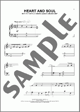 Heart And Soul(Hoagy Carmichael) 楽譜 ピアノ（ソロ） ダウンロード