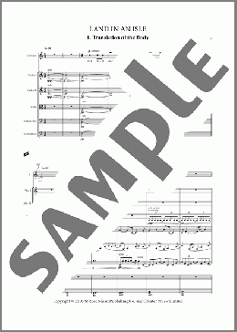 Land In An Isle (Score)(Nico Muhly) 楽譜 その他 ダウンロード
