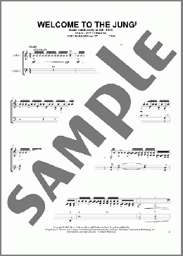 Welcome To The Jungle(Guns N' Roses/2Cellos) 楽譜 その他 ダウンロード