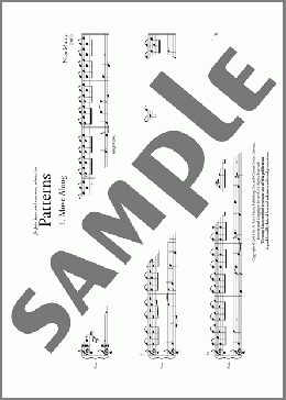 Patterns(Nico Muhly) 楽譜 その他 ダウンロード