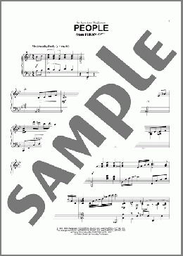 People (from Funny Girl) (arr. Mark Hayes)(Barbra Streisand) 楽譜 ピアノ（ソロ） ダウンロード