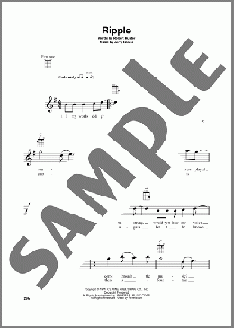 Ripple(Grateful Dead) 楽譜 その他 ダウンロード