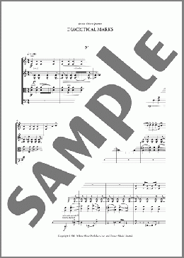 Diacritical Marks - Score & Parts(Nico Muhly) 楽譜 その他 ダウンロード