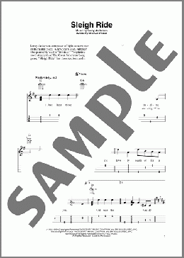 Sleigh Ride (arr. Fred Sokolow)(Leroy Anderson/Mitchell Parish) 楽譜 ウクレレ（ソロ） ダウンロード