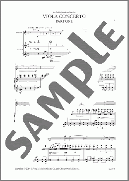Viola Concerto (Viola and Piano Reduction)(Nico Muhly) 楽譜 その他 ダウンロード