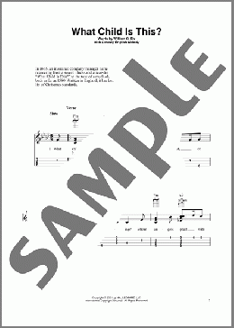 What Child Is This? (arr. Fred Sokolow)(William C. Dix/16th Century English Melody) 楽譜 ウクレレ（ソロ） ダウンロード