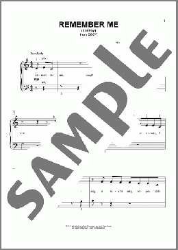 Remember Me (Lullaby) (from Coco) (arr. Joseph Hoffman)(Robert Lopez/Kristen Anderson-Lopez) 楽譜 ピアノ（ソロ） ダウンロード