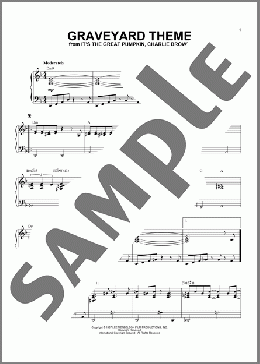 Graveyard Theme (from It's The Great Pumpkin, Charlie Brown)(Vince Guaraldi) 楽譜 ピアノ（ソロ） ダウンロード