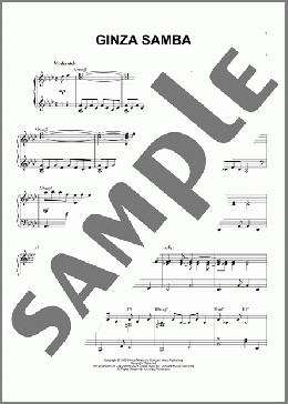 Ginza Samba [Jazz version] (arr. Brent Edstrom)(Vince Guaraldi) 楽譜 ピアノ（ソロ） ダウンロード