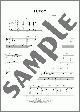 Topsy [Jazz version] (arr. Brent Edstrom)(Cozy Cole) 楽譜 ピアノ（ソロ） ダウンロード