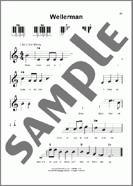 Wellerman(New Zealand Folksong) 楽譜 ピアノ（ソロ） ダウンロード
