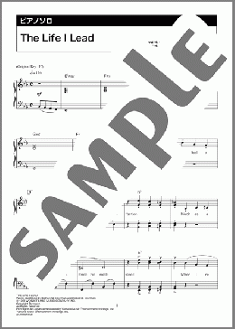 The Life I Lead(David Tomlinson) 楽譜 ピアノ（ソロ） 中級 ダウンロード 定額サブスク