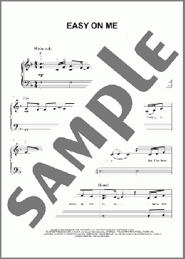 Easy On Me(Adele) 楽譜 ピアノ（ソロ） ダウンロード
