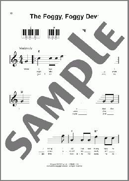 The Foggy, Foggy Dew(Traditional) 楽譜 ピアノ（ソロ） ダウンロード
