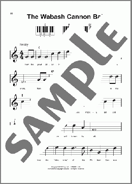 The Wabash Cannon Ball(Hobo Song) 楽譜 ピアノ（ソロ） ダウンロード