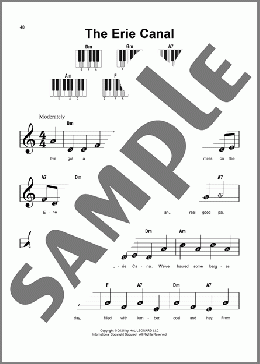 The Erie Canal(New York Work Song) 楽譜 ピアノ（ソロ） ダウンロード