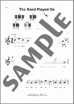 The Band Played On(John E. Palmer) 楽譜 ピアノ（ソロ） ダウンロード