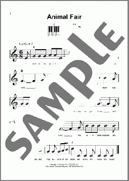 Animal Fair(American Folksong) 楽譜 ピアノ（ソロ） ダウンロード
