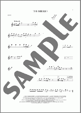 The Middle(Zedd, Maren Morris & Grey) 楽譜 フルート ダウンロード