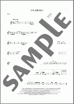 The Middle(Zedd, Maren Morris & Grey) 楽譜 ホルンソロ ダウンロード