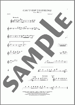 Can't Stop The Feeling! (from Trolls)(Justin Timberlake) 楽譜 フルート ダウンロード