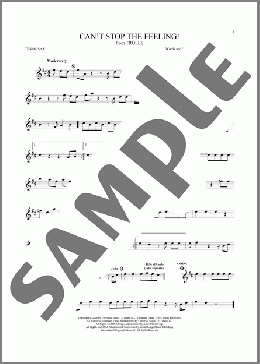 Can't Stop The Feeling! (from Trolls)(Justin Timberlake) 楽譜 テナーサックス（ソロ） ダウンロード