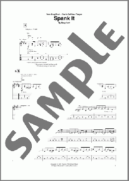 Spank It(Greg Koch) 楽譜 ギター（ソロ） ダウンロード