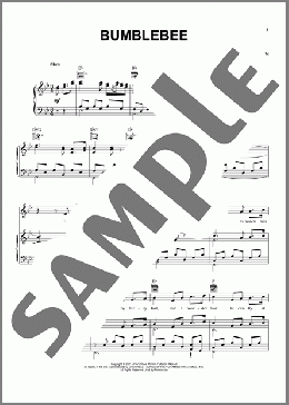 Bumblebee(ABBA) 楽譜 ピアノ & ボーカル & ギター ダウンロード