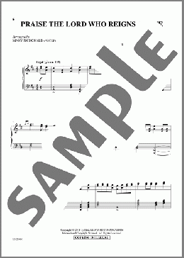 Praise The Lord Who Reigns Above (with ”Rondeau”)(Foundery Collection) 楽譜 ピアノ（ソロ） ダウンロード