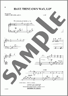 Have Thine Own Way, Lord (with "Finlandia")(Edvard Grieg/George C. Stebbins) 楽譜 ピアノ（ソロ） ダウンロード
