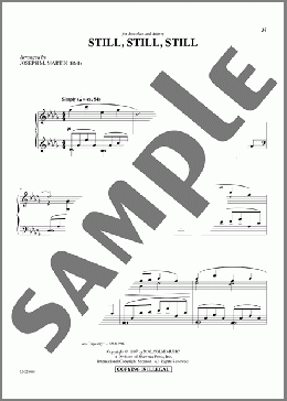 Still, Still, Still (with ”A Christmas Berceuse”)(Salzburg Melody, c.1819) 楽譜 ピアノ（ソロ） ダウンロード