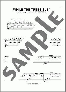 While The Trees Sleep(David Nevue) 楽譜 ピアノ（ソロ） ダウンロード