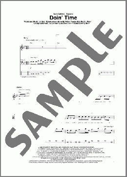 Doin' Time(Sublime) 楽譜 ベース ダウンロード