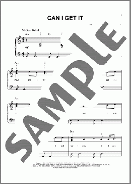 Can I Get It(Adele) 楽譜 ピアノ（ソロ） ダウンロード