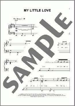My Little Love(Adele) 楽譜 ピアノ（ソロ） ダウンロード