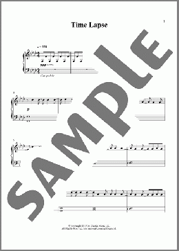 Time Lapse(Ludovico Einaudi) 楽譜 ピアノ（ソロ） ダウンロード