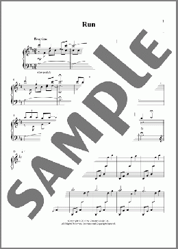 Run(Ludovico Einaudi) 楽譜 ピアノ（ソロ） ダウンロード