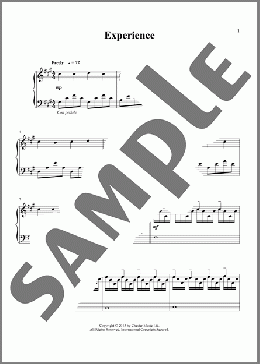 Experience(Ludovico Einaudi) 楽譜 ピアノ（ソロ） ダウンロード