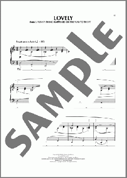 Lovely (from A Funny Thing Happened On The Way To The Forum) (arr. Lee Evans)(Stephen Sondheim) 楽譜 ピアノ（ソロ） ダウンロード