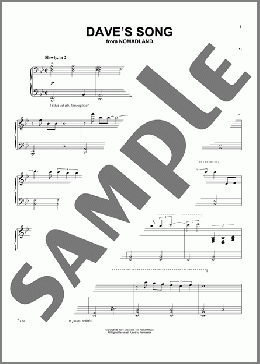 Dave's Song (from Nomadland)(Tay Strathairn) 楽譜 ピアノ（ソロ） ダウンロード