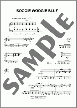 Boogie Woogie Blues (arr. Brent Edstrom)(Albert Ammons) 楽譜 ピアノ（ソロ） ダウンロード