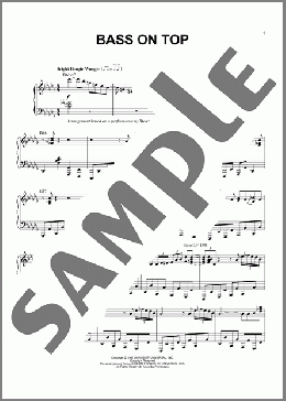 Bass On Top (arr. Brent Edstrom)(Meade ”Lux” Lewis) 楽譜 ピアノ（ソロ） ダウンロード