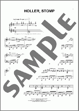 Holler, Stomp (arr. Brent Edstrom)(Pete Johnson) 楽譜 ピアノ（ソロ） ダウンロード