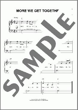 More We Get Together(German Folk Song) 楽譜 ピアノ（ソロ） ダウンロード