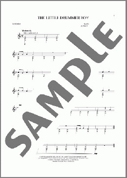 The Little Drummer Boy(Harry Simeone/Henry Onorati/Katherine Davis) 楽譜 その他 ダウンロード