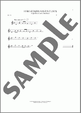 Here Comes Santa Claus (Right Down Santa Claus Lane)(Gene Autry) 楽譜 その他 ダウンロード