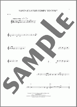 Santa Claus Is Comin' To Town(J. Fred Coots/Haven Gillespie) 楽譜 その他 ダウンロード