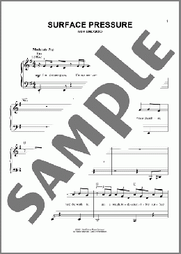 Surface Pressure (from Encanto)(Lin-Manuel Miranda) 楽譜 ピアノ（ソロ） ダウンロード