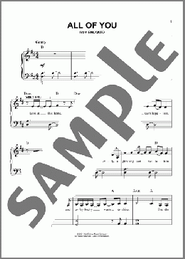 All Of You (from Encanto)(Lin-Manuel Miranda) 楽譜 ピアノ（ソロ） ダウンロード